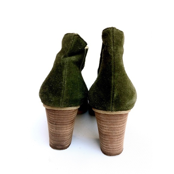 Gap Green Suede Ankle Boots - Picture 5 of 8